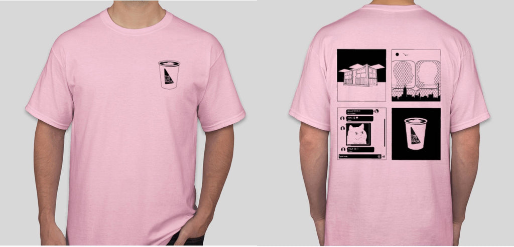 The Lot Radio Vignette T-Shirt (Pink)