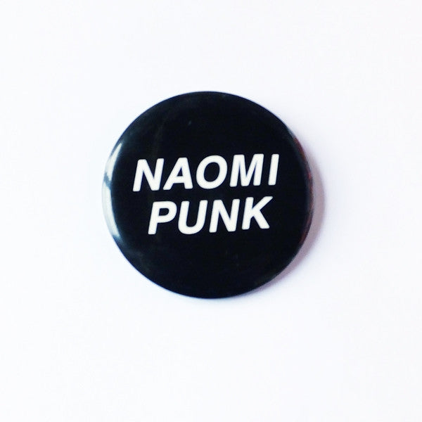 Naomi Punk 2" Black Circle Button